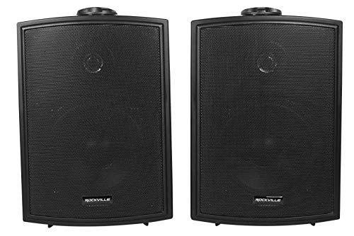 Rockville Rockville 2 HP5S-8 BK 5.25" Outdoor/Indoor Swivel Home Theater Speakers in Black
