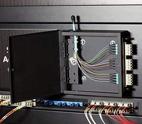 Black Box Black Box Wallmount Mini Fiber Enclosure, 1-Slot Adapter