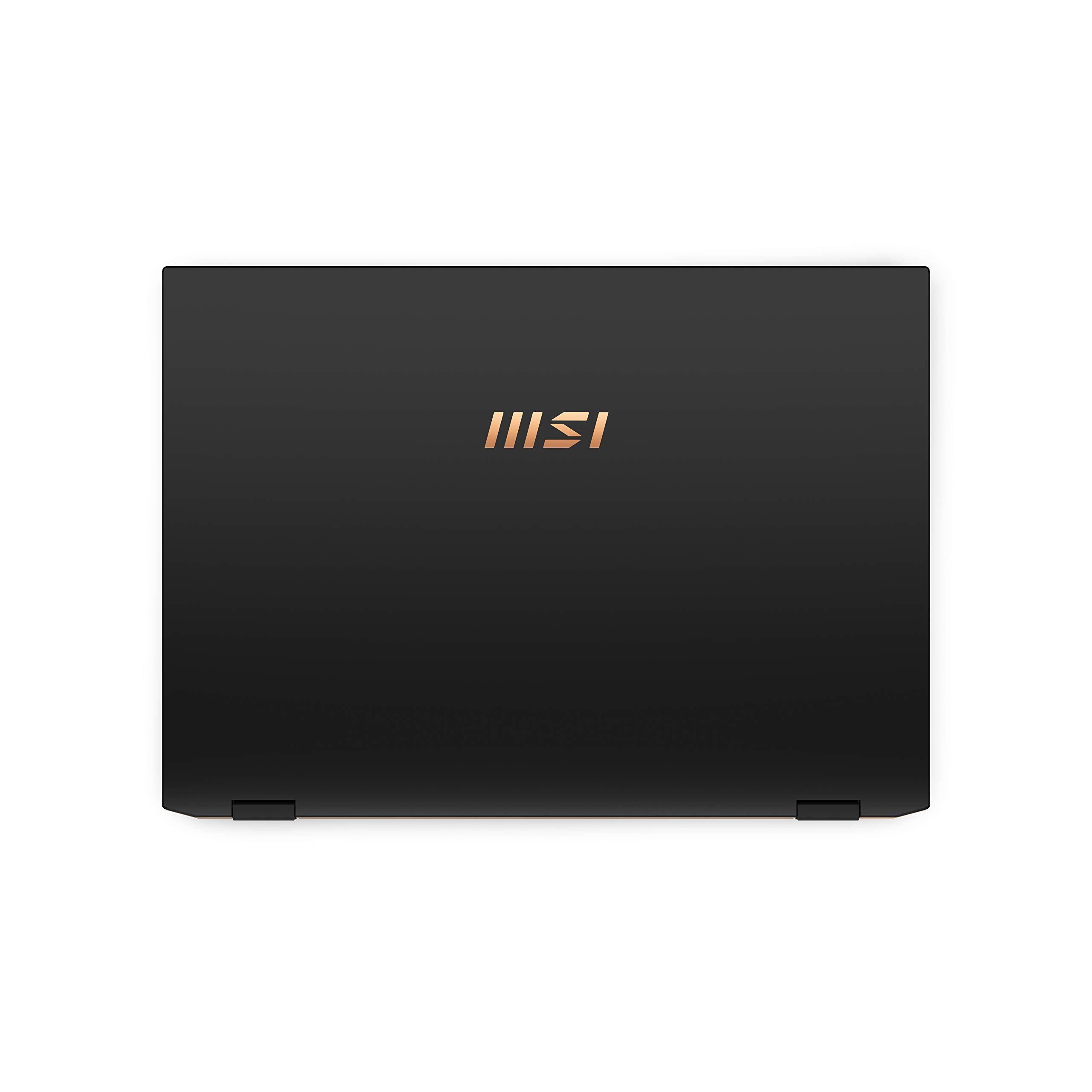 MSI MSI Summit E13 Flip Evo (2024) 13.4" FHD+ 120Hz Professional 2 in 1 Laptop: Intel Core i7-1280P, Intel Iris Xe, 16GB LPDDR5, 1TB NVMe SSD, Thunderbolt 4, WiFi 6E, Win 11 Home: Ink Black A12MT-026US
