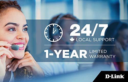 D-Link D-Link Powerline Adapter Starter Kit Ethernet Over Power Gigabit AV2 Up to 1000Mbps MIMO Internet Network Wall Plug In (DHP-601AV)