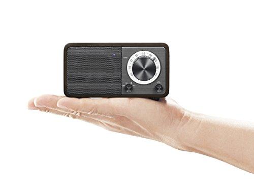 Sangean Sangean WR-7DK Wood Cabinet Mini Bluetooth Speaker with FM Radio Tuner and Aux-in Dark Cherry/Wood