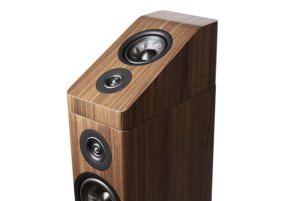 Polk Audio Polk Audio Reserve R900 Height Module Speaker for 3D, Multidimensional Sound 1\" Pinnacle Ring Tweeter & 4\" Turbine Cone Woofer Hi-Res Certified Dolby Atmos & IMAX Enhanced Wall Mountable Walnut Brown