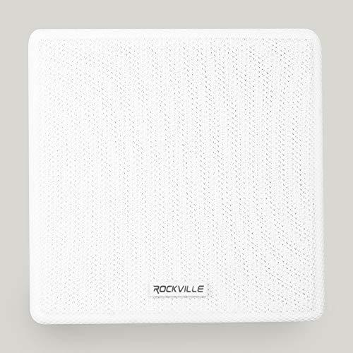 Rockville Rockville (4) Cube 3.5\" 30w RMS White Home Theater Wall Speakers+Swivel Brackets