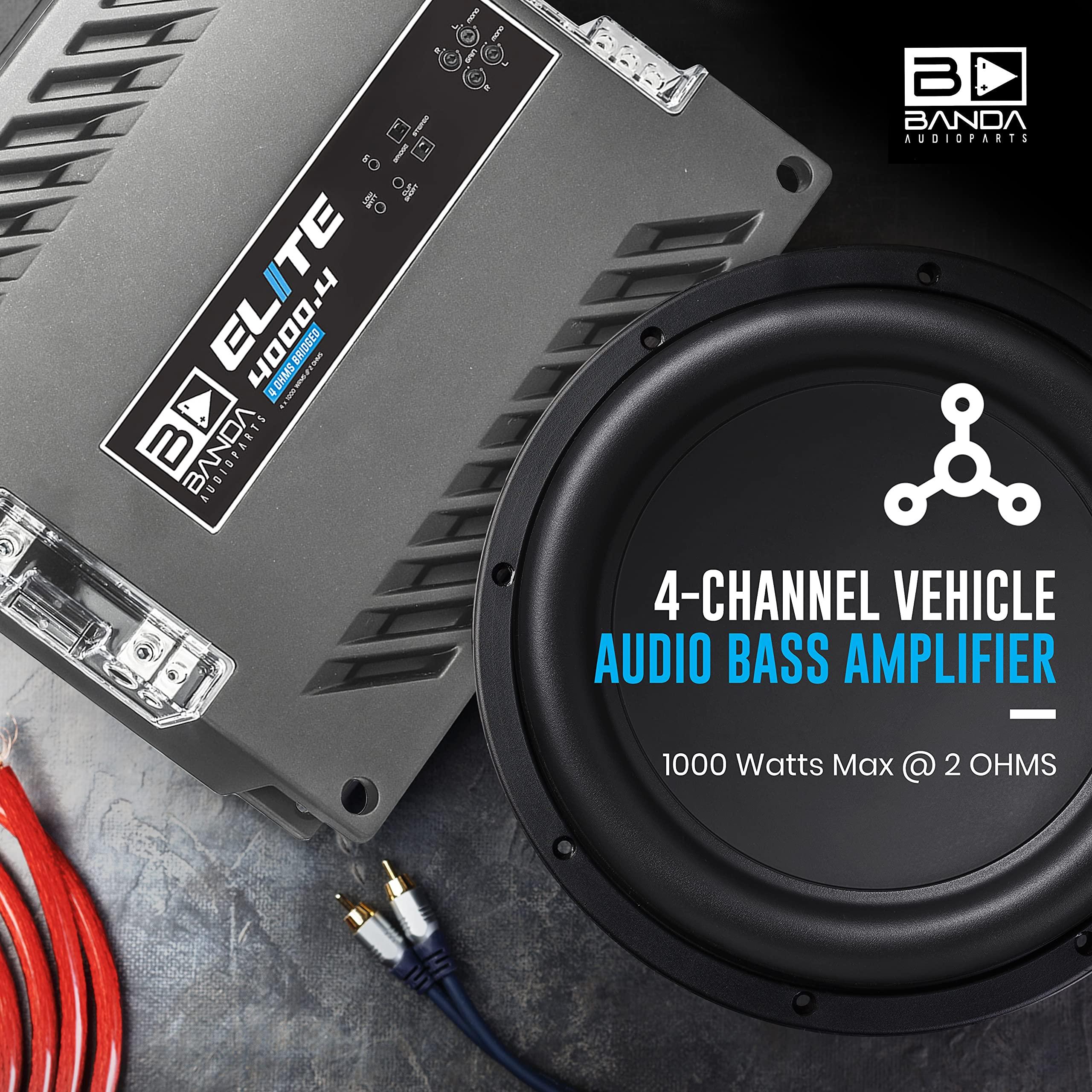 Banda Audioparts Banda Elite 4 CH 2 OHM 4000W (4000.4)