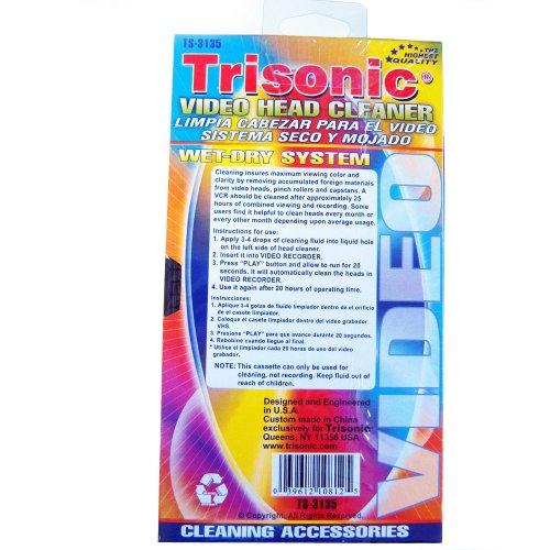 ATB 2 Pack Head Cleaning Video Tape Cassette VHS VCR Player Recorder Wet Dry Cleaner