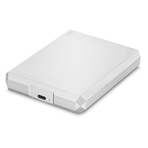 LaCie LaCie Mobile Drive, 2 TB , External Hard Drive HDD Moon Silver, USB-C USB 3.0, With Rescue Services (STHG2000400)