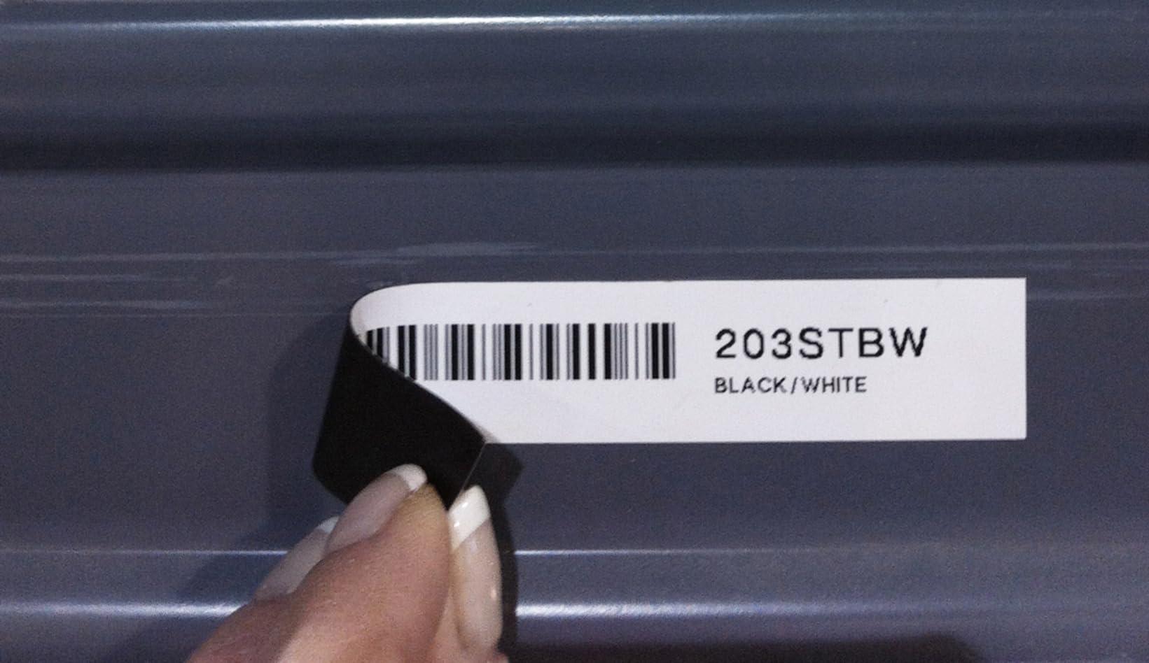 LABELWORKS Epson LABELWORKS 212MTBWPX-4.9 Magnetic Tape Cartridge - Black on White Magnet Label Maker Tape - 1/2\" (12MM) Wide, 4.9 ft, White