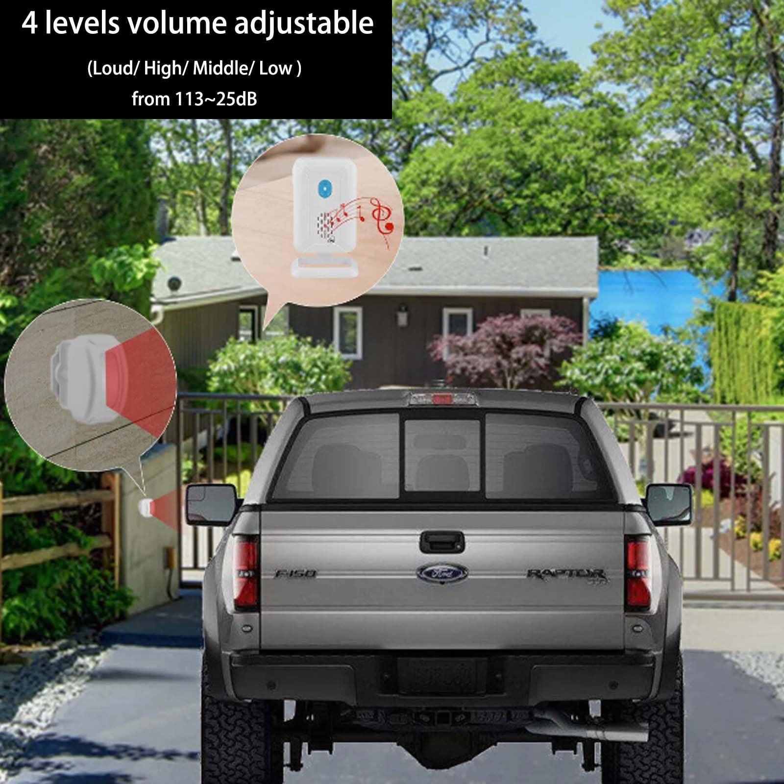 HASANBAY Motion Sensor Door Chime for Business,Store Welcome Buzzer Monitor, Commercial Door Entry Alert,Motion Detector Alarm,Outdoor Doorbell Kit Wireless Driveway Alert,Doorbell Chime for Business/Home