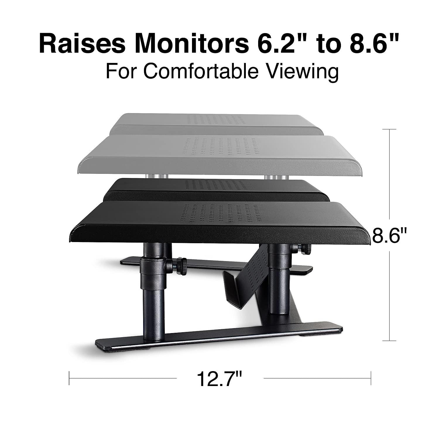 STAPLES Staples 2658099 Dual Monitor Adjustable Stand (51230)
