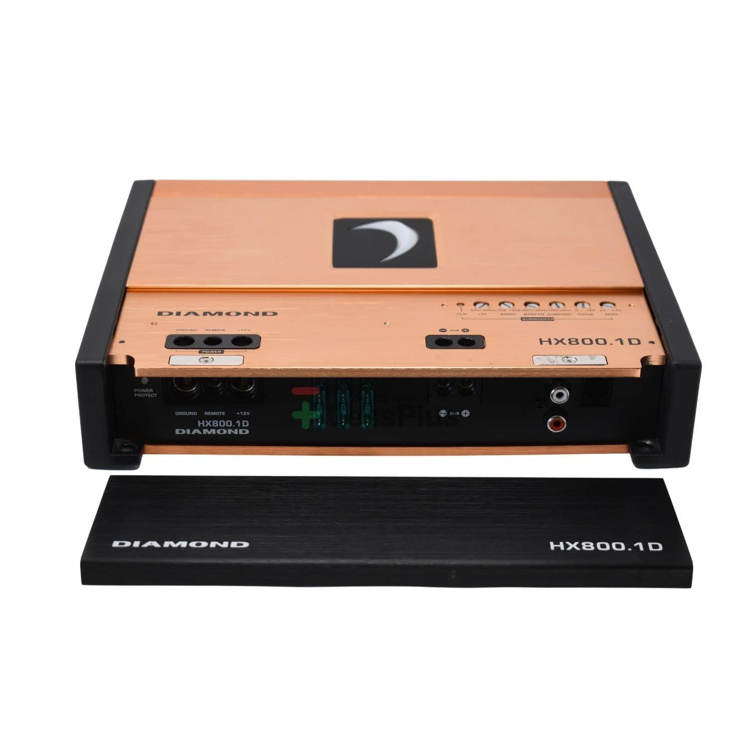 Diamond Audio Technology Diamond Audio HX800.1D 800W RMS HEX-Series Class-D Monoblock Amplifier + Free LAB Sticker