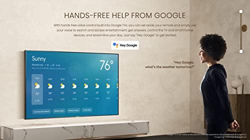 Hisense Hisense ULED 4K Premium 75U6H Quantum Dot QLED Series 75-Inch Smart Google TV, Dolby Vision Atmos, Voice Remote, Compatible with Alexa (2022 Model) Black