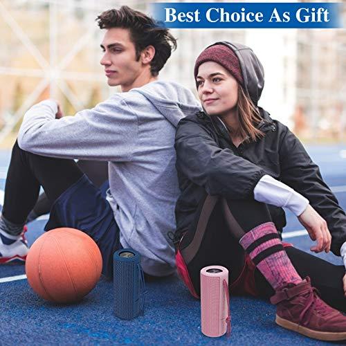 XENEO XENEO X21 Dual Portable Bluetooth Wireless Speakers Waterproof for Stereo Sound with FM Radio, Micro SD Card, Aux-in, IPX6, 30W for Outdoor, Home, Office, Party and Travel (Pink + Blue)