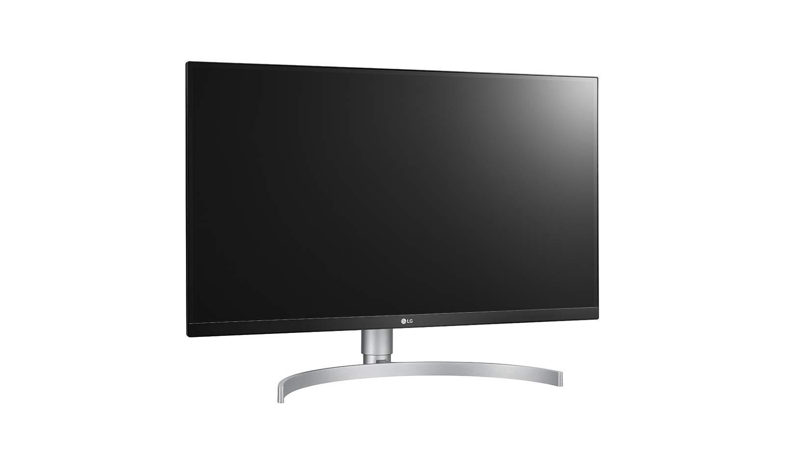 LG LG 27UN850-W 27" 4K (3840x2160) 144Hz 5ms IPS FreeSync Monitor, Silver (Renewed)
