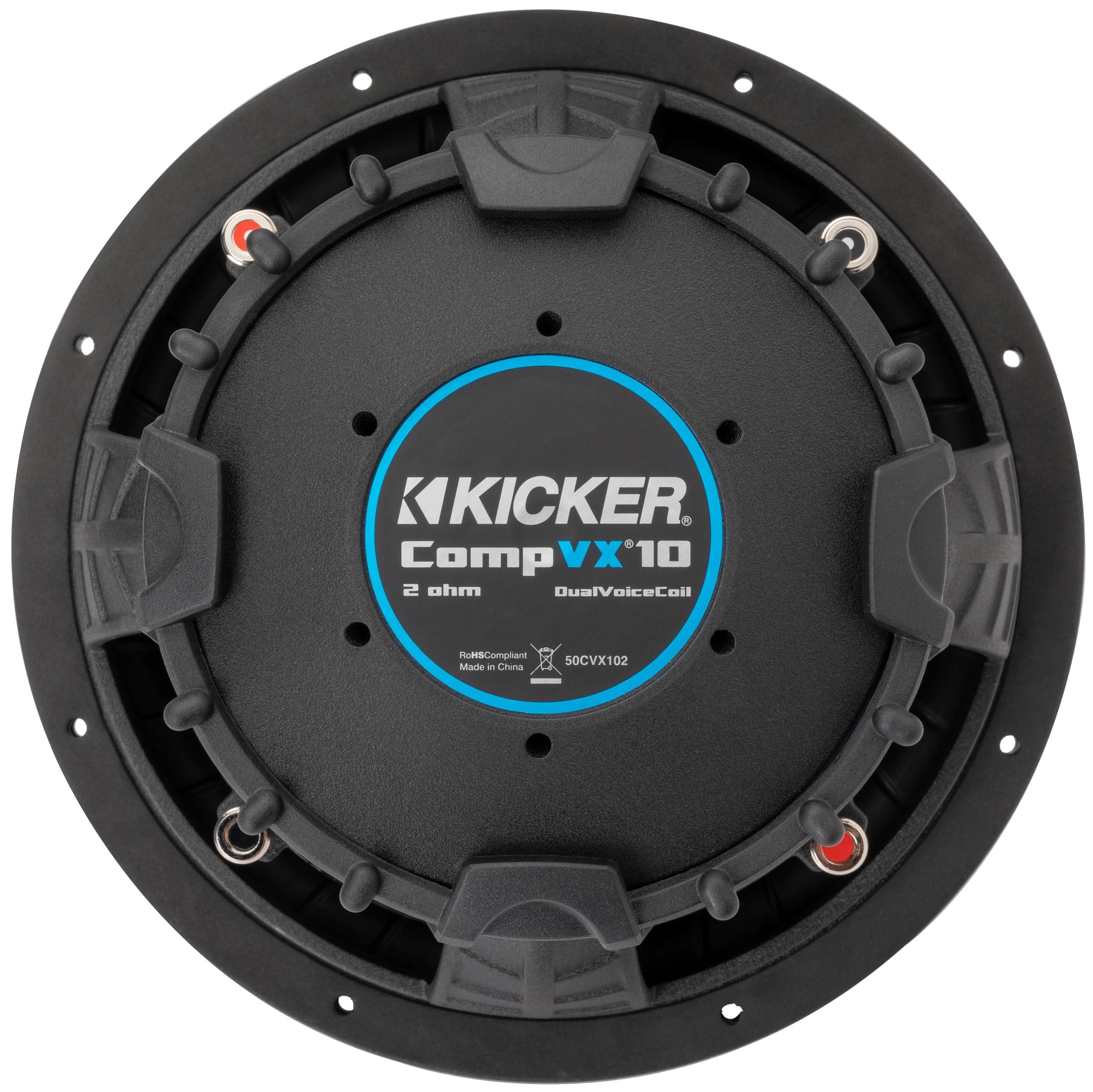 KICKER Kicker 50CVX104 10\" CompVX 4-Ohm Subwoofer