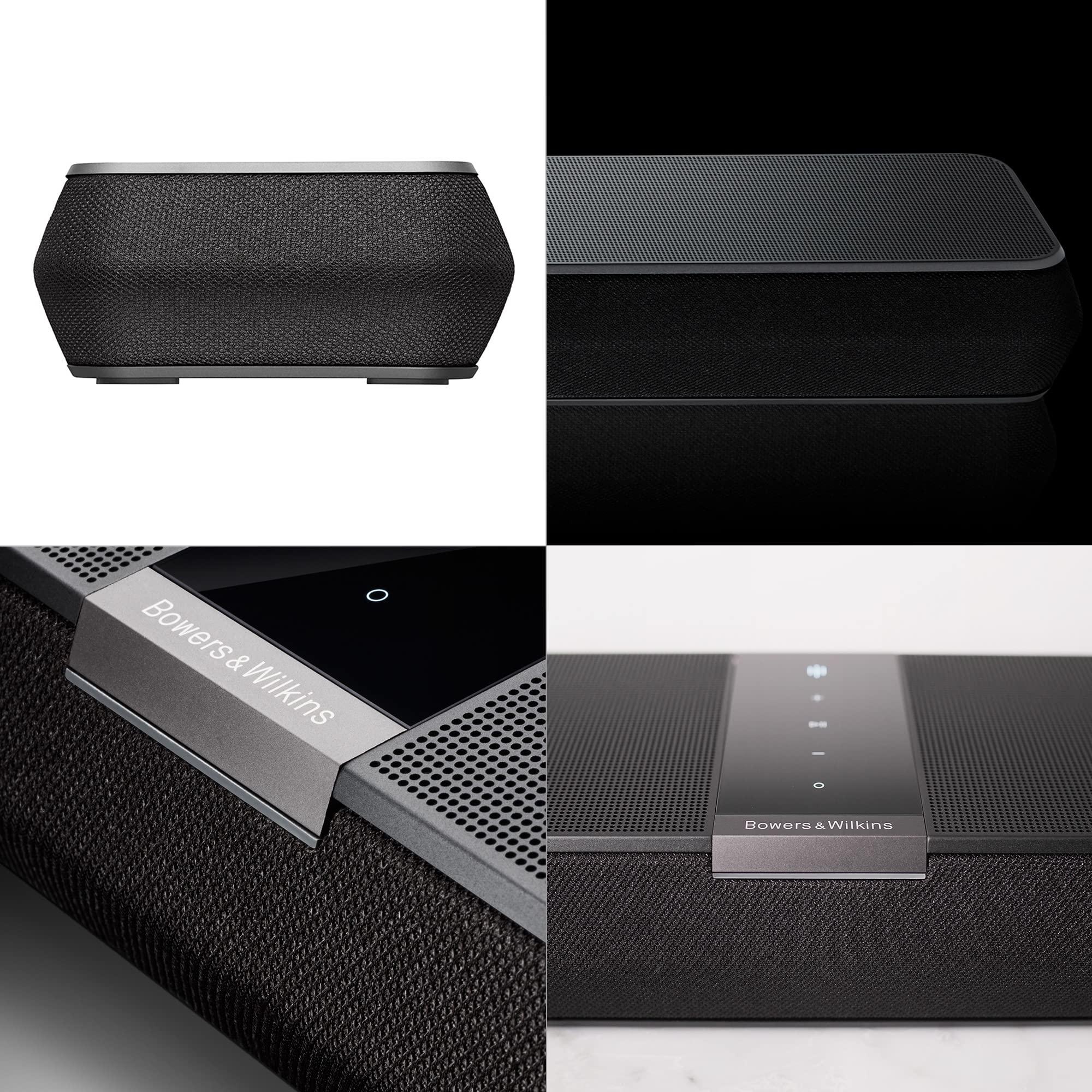 Bowers & Wilkins Bowers & Wilkins Panorama 3 Sound Bar with Subwoofer Built-In - 3.1.2 Channels, 13 Drivers, Dolby Atmos 3D Audio, Wireless Streaming, Alexa Built-in, AirPlay & Spotify Connect, Multiroom, Black