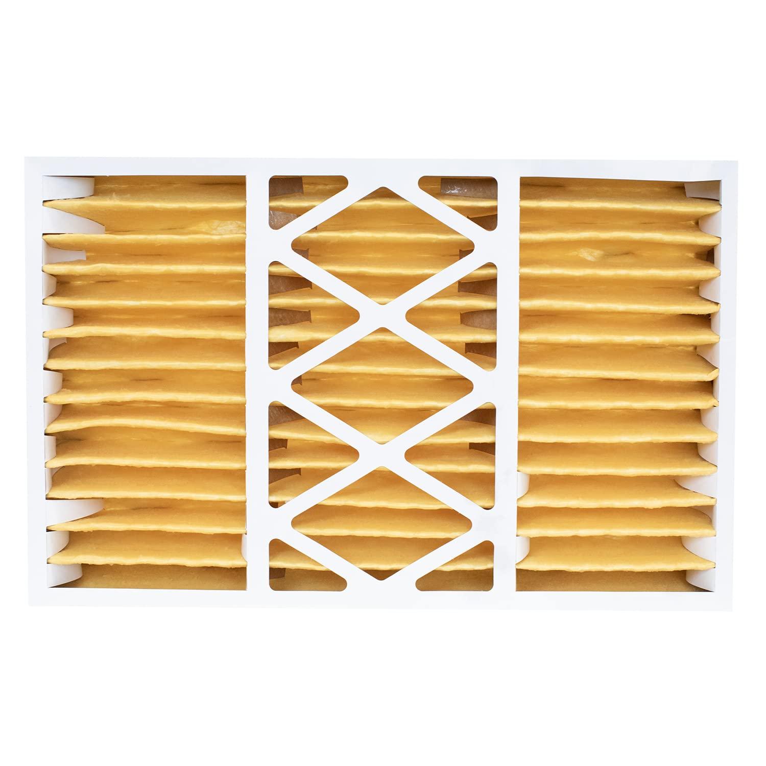 Filterbuy Filterbuy 20x25x5 Air Filter MERV 11 Allergen Defense (2-Pack), Pleated HVAC AC Furnace Air Filters for Honeywell FC100A1037, Lennox X6673, Carrier, and More (Actual Size: 19.88 x 24.75 x 4.38 Inches)