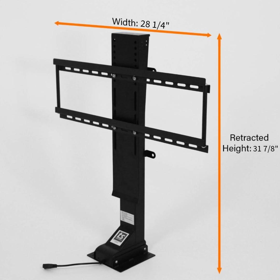 Touchstone Touchstone Valueline Swivel Smart Motorized TV Lift-for 32-70\" TVs-360 Degree Swivel-39 Height Travel-120lb Capacity-Height Memory-Flat Lid Mount-5yr Warrant-Alexa/WiFi Enabled-30010