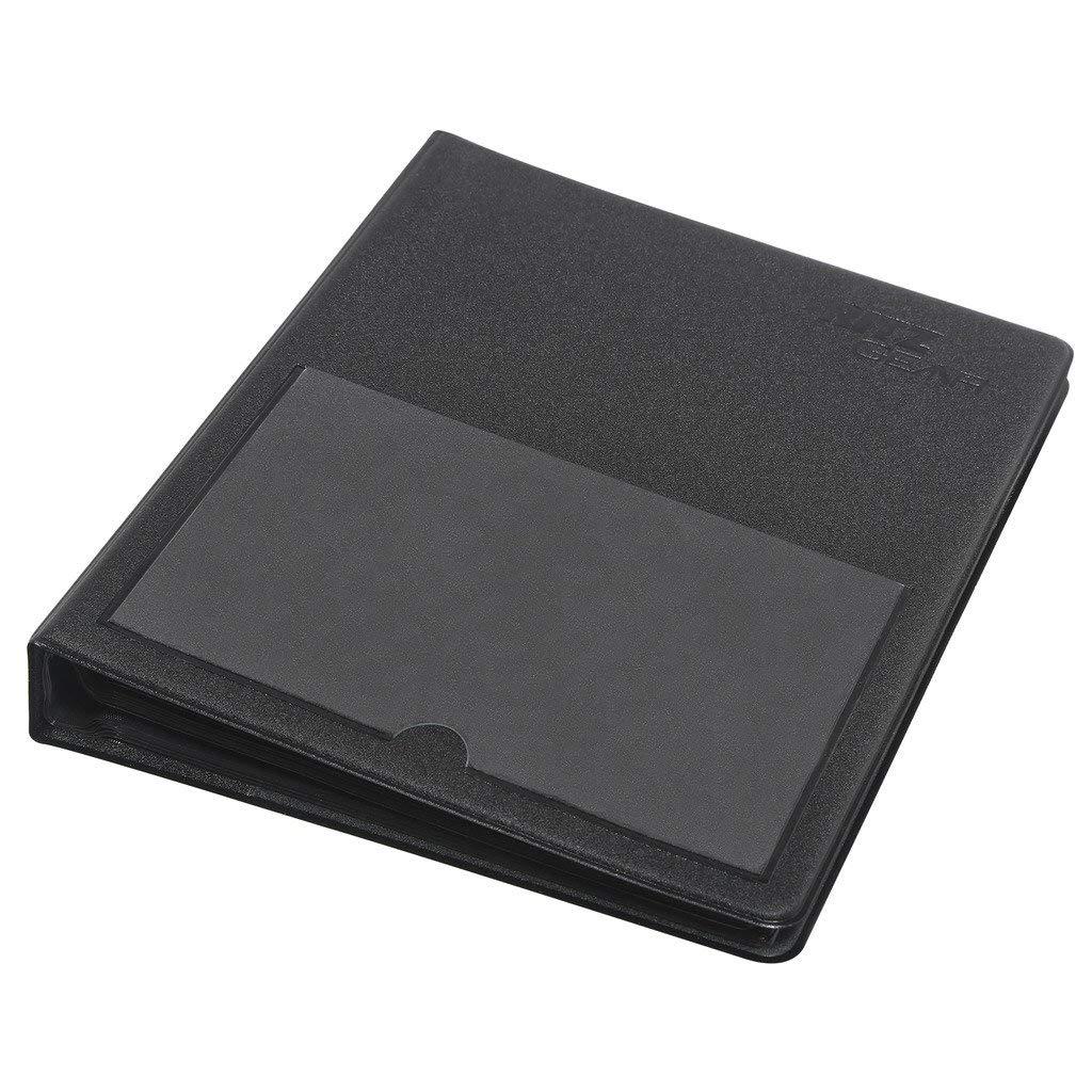 Zink Zink Photo Album Scrapbook | Sturdy PVC Material Holds 72 - 4x6" Photos | Compatible with Kodak Dock and HP Sprocket Studio - Black