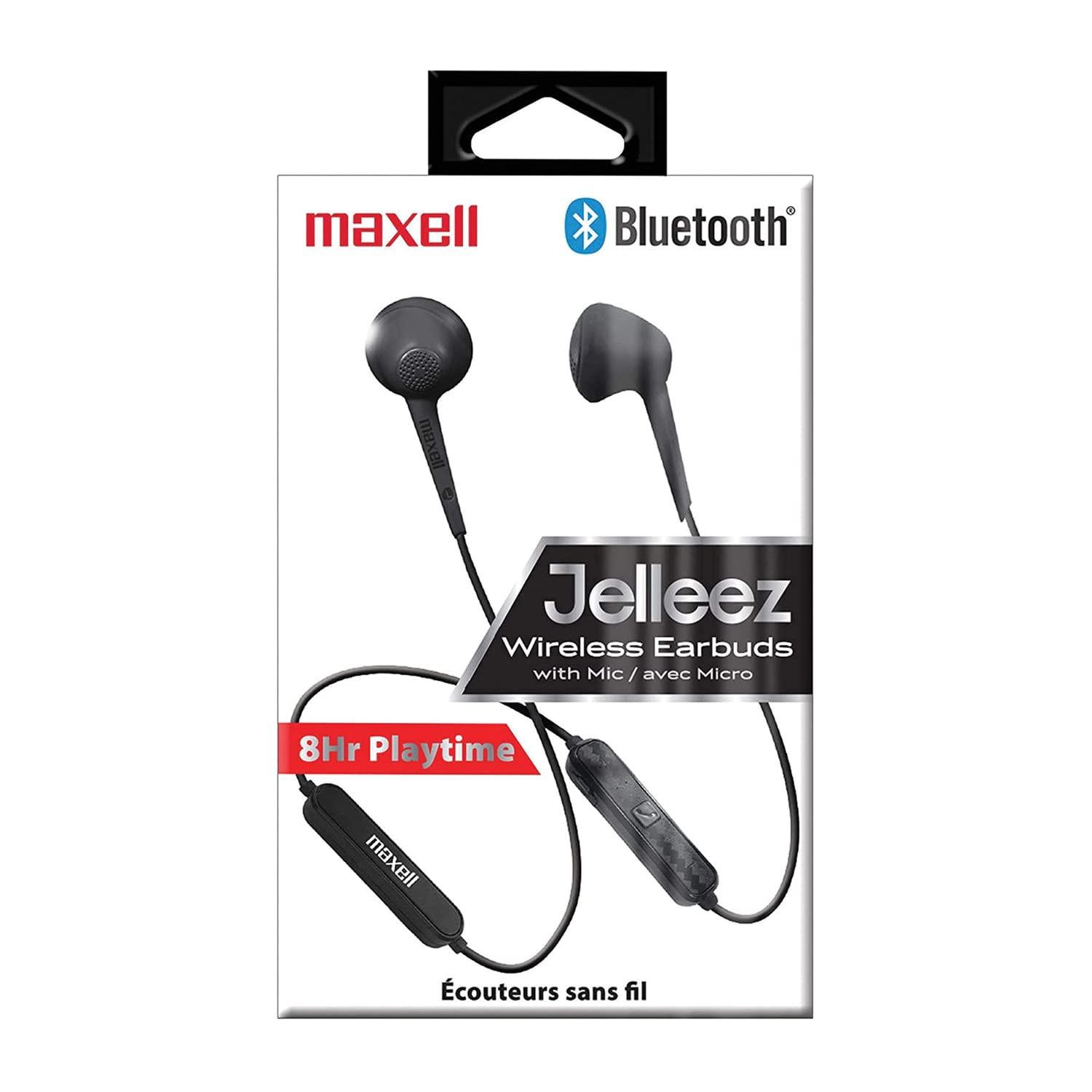 Maxell Maxell Jelleez Earbuds, Black
