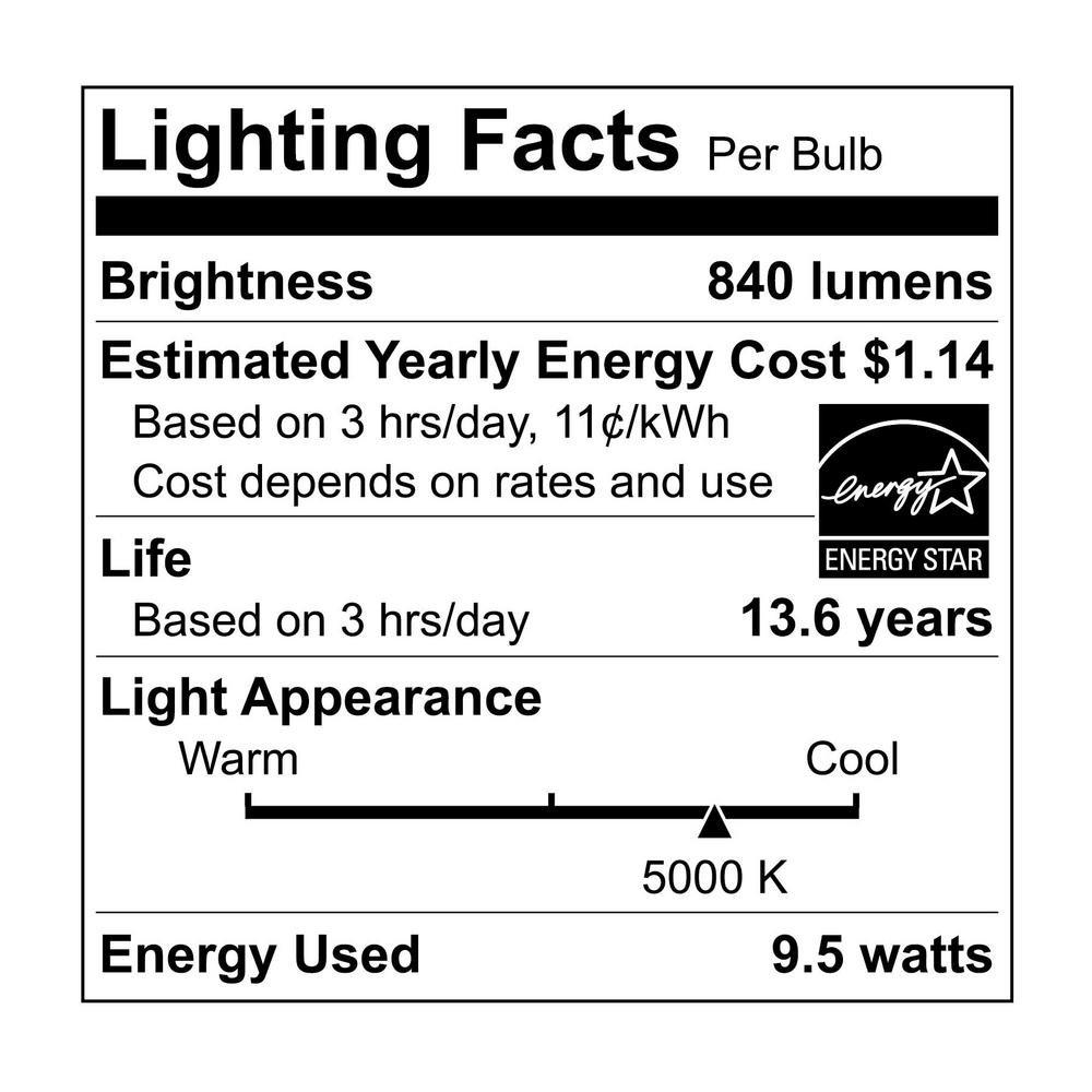 EcoSmart Ecosmart 8 Pack LED A19 Light bulb, Soft White , 60w Equivalent (A19 Daylight)