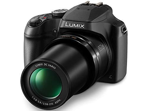 Panasonic Panasonic Lumix DC-FZ80 4K Digital Camera, 18.1 Megapixel, 60x Zoom 20-1200mm Lens Bundle with Bag, 32GB SD Card, Corel PC Photo Editing Software Kit