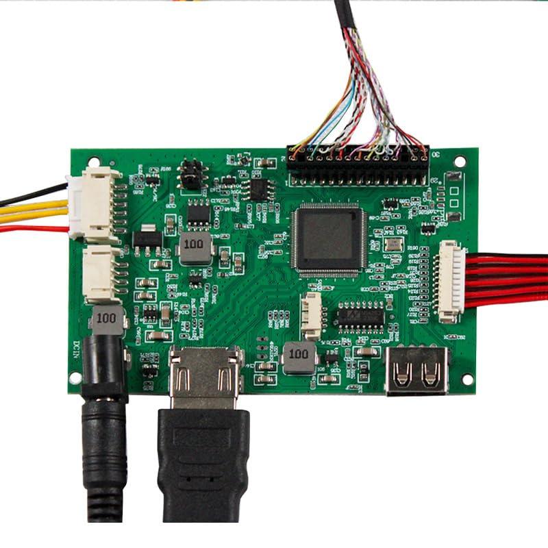 VSDISPLAY VSDISPLAY 10.3\'\' 1920x720 IPS Stretched Bar LCD Screen 800 Nits Brightness VS103IA with HD-MI USB LCD Controller Board for DIY Extra Display