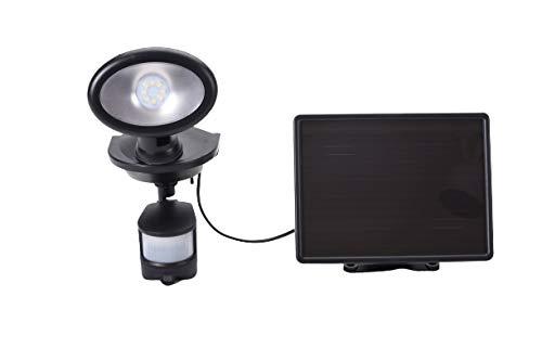 Maxsa Innovations Maxsa 44643-CAM-BK Solar Security Video Camera and Spotlight-Black