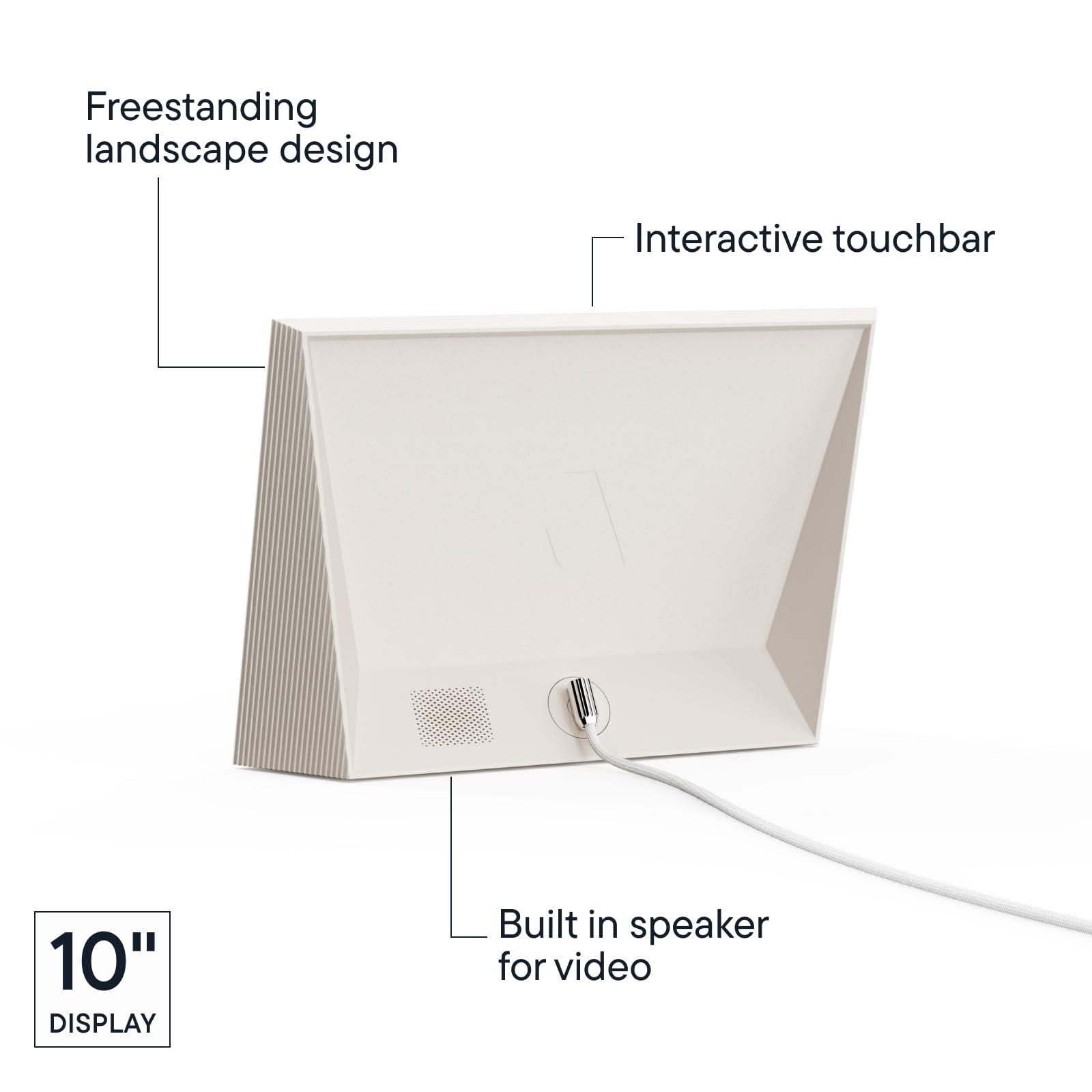 AURA Aura Carver 10.1" WiFi Digital Picture Frame | The Best Digital Frame for Gifting | Send Photos from Your Phone | Quick, Easy Setup in Aura App | Free Unlimited Storage | (Clay with White Mat)