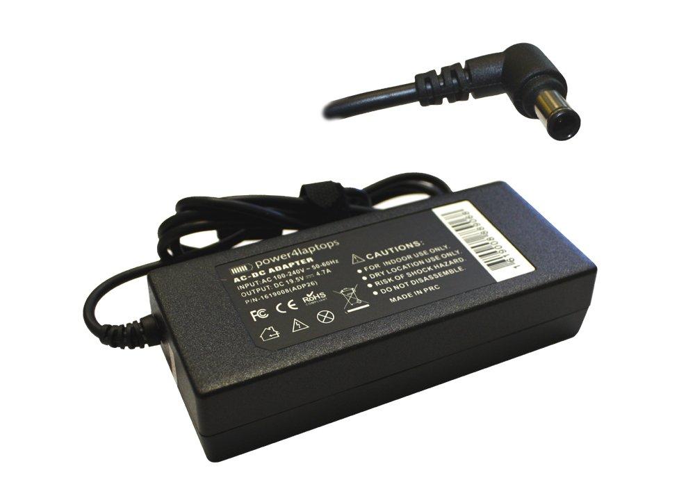 Power4Laptops Power4Laptops AC Adapter Laptop Charger Power Supply Compatible with Sony Vaio VGN-SZ28LP