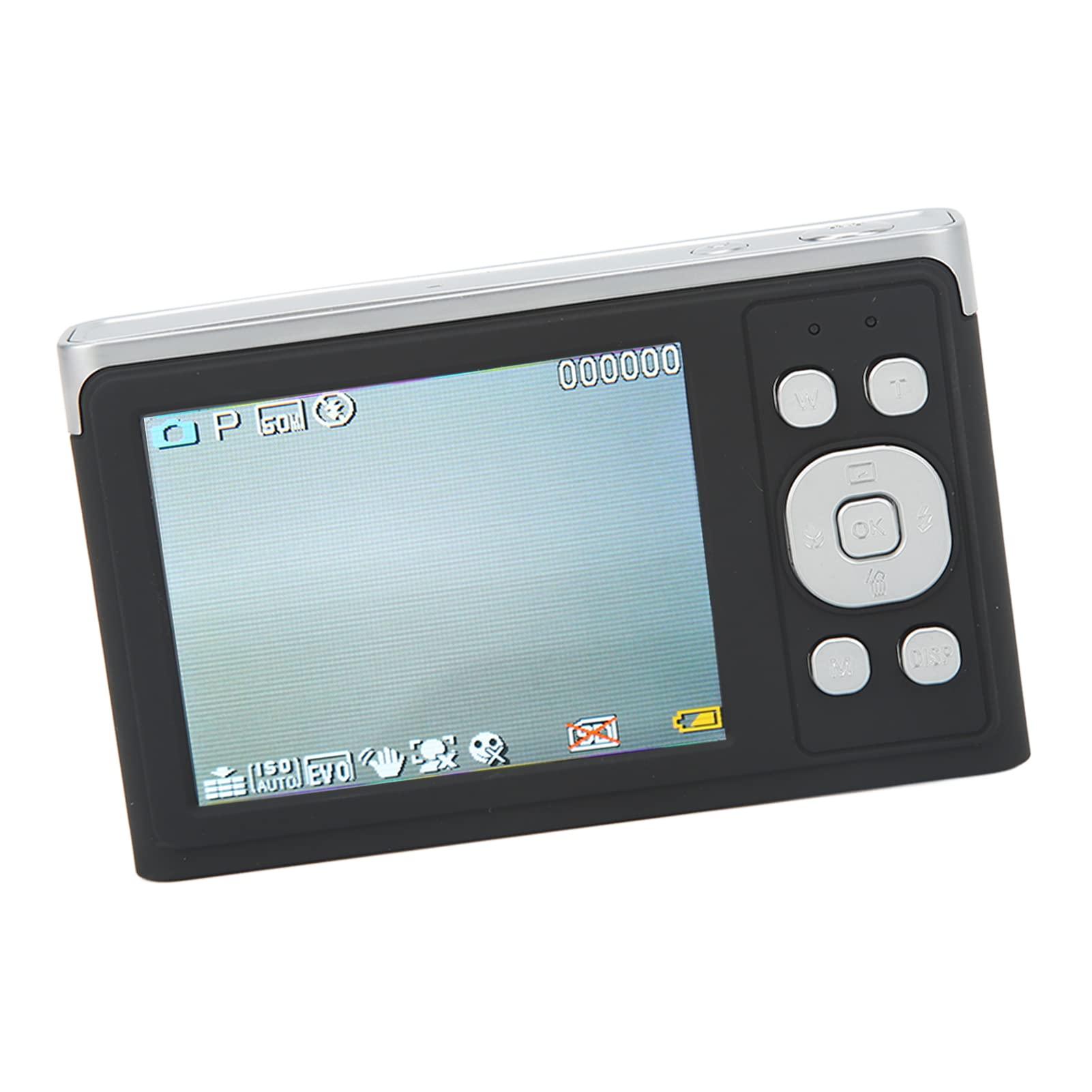 BTSEURY BTSEURY 4K Digital Camera, IPS HD Mirrorless Camera Anti Shake Vlogging Camera AF Autofocus 16X Zoom 50MP Camera for Macro Shooting Photography (Black)