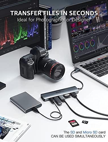 dockteck Product Image USB C Hub Multiport Adapter, Dockteck 7-in-1 USB-C Hub with 4K 60Hz HDMI with USB C to 3.5mm Headphone Audio Adapter, CableCreation 2-in-1 USB C Type-C to Hi-Res