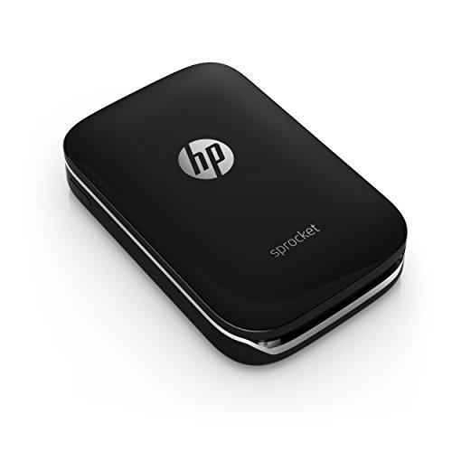 HP Sprocket HP Sprocket Portable Photo Printer, Print Social Media Photos on 2x3" Sticky-Backed Paper - Black (X7N08A)