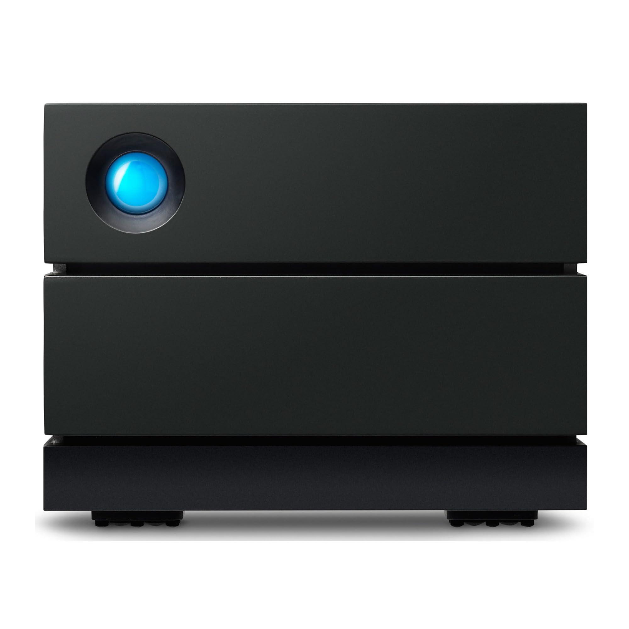 LaCie LaCie 2big RAID 28TB External Hard Drive Desktop HDD USB-C, 7200 RPM Enterprise Class Drives, for Mac and PC Desktop, Rescue Services (STHJ28000800)