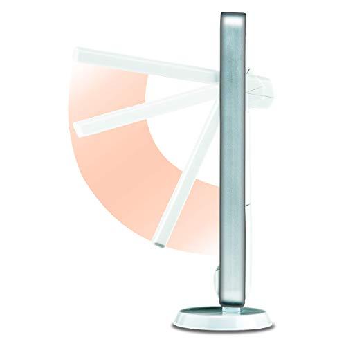 OttLite OttLite Portable LED Task Lamp, White - Lightweight LED Desk Lamp with Carrying Handle, Long-Lasting & Energy-Efficient Natural Daylight LEDs for Home Office & Desk - Automatic On/Off Operation