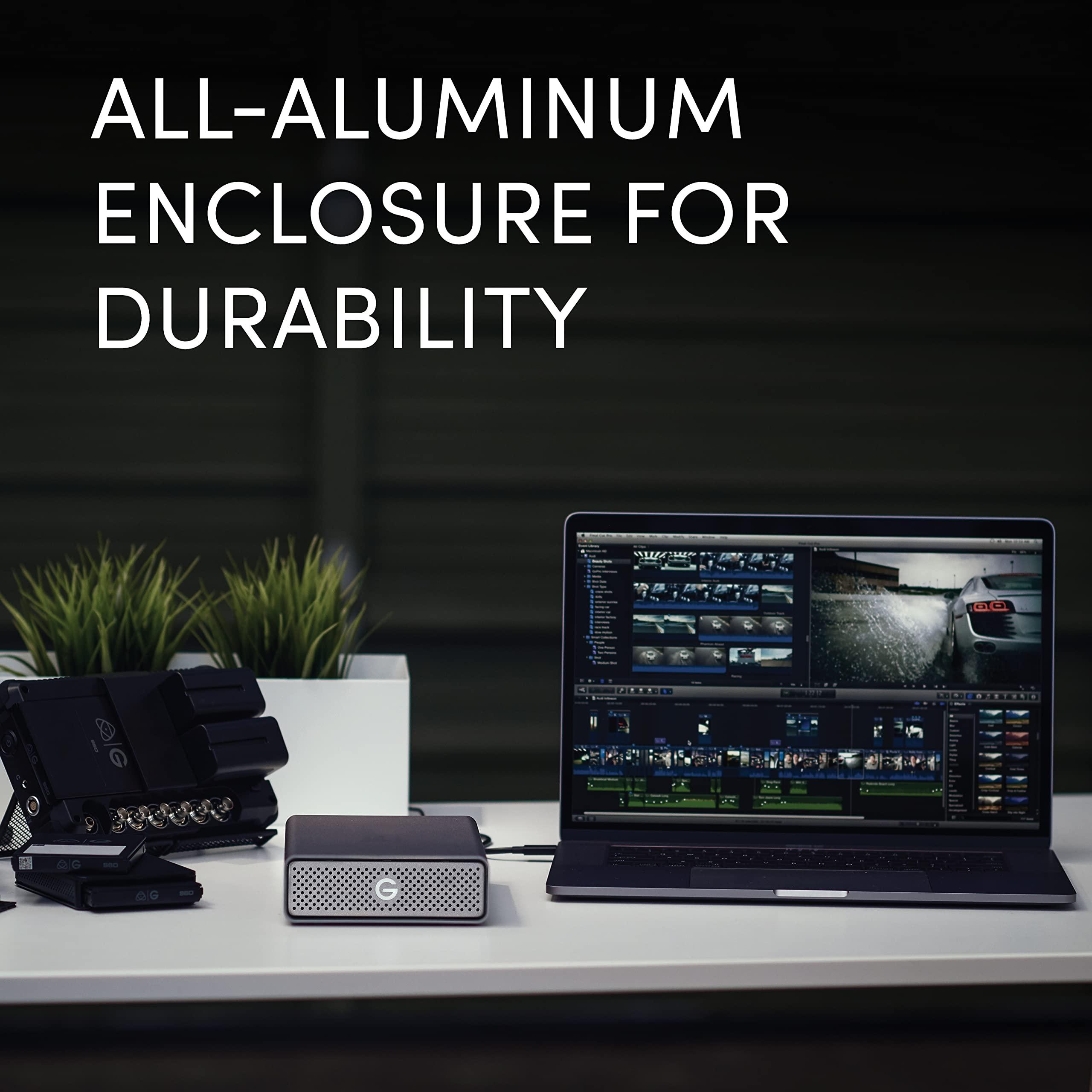 SanDisk Professional SanDisk Professional 12TB G-DRIVE Enterprise-Class Desktop Hard Drive HDD, Ultrastar Drive Inside, USB-C (5Gbps), USB 3.2 Gen 1 - SDPH91G-012T-NBAAD