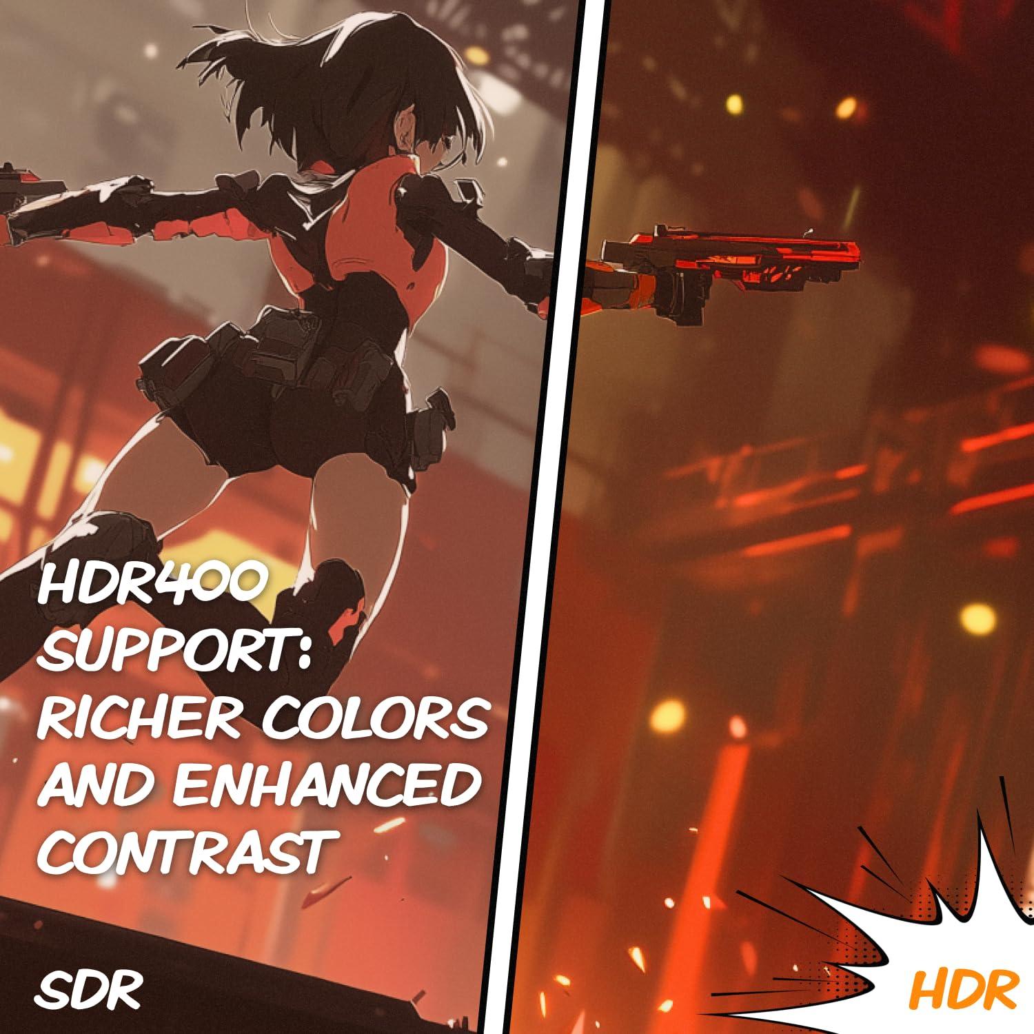 AOC AOC Q27G4XN 27" Gaming Monitor, 2K QHD 2560x1440, 180Hz 1ms, Adaptive-Sync, Height Adjustable, 2X HDMI 2.0, 1x Display Port, Xbox/PS5/Switch Ready, 3-Year Zero-Bright-dot