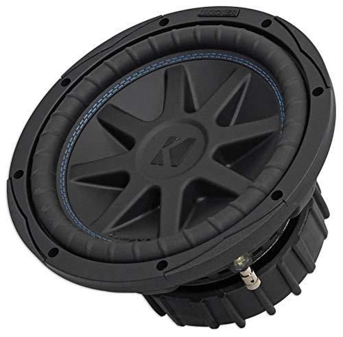 KICKER Kicker 44CVX104 10\" Comp VX 600 Watt RMS Car Subwoofer+Sealed Sub Box Enclosure