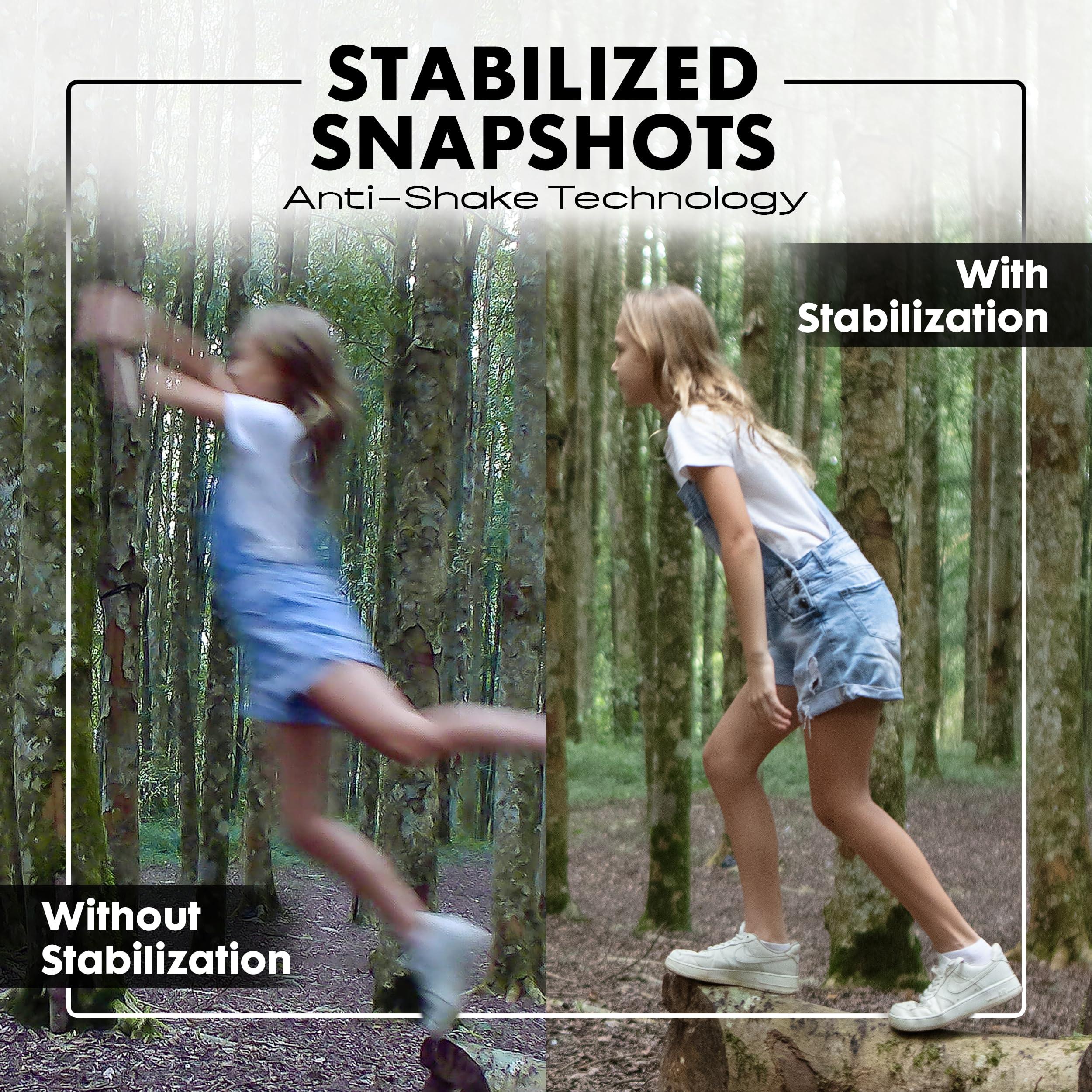 MINOLTA Minolta ProShot 64MP Digital Camera 10x Optical Zoom, 4K Ultra HD Video, Macro Shooting, Anti-Shake, 3-inch LCD Screen, Face Detection Includes 32GB SD Card, Battery & Case (Red)