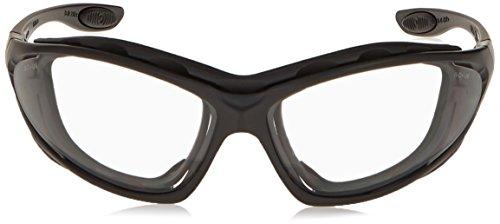 Honeywell Ademco Honeywell Uvex Ademco Home Seismic Black Safety Glasses With Clear Anti-ScratchHard Coat Lens (S0600)