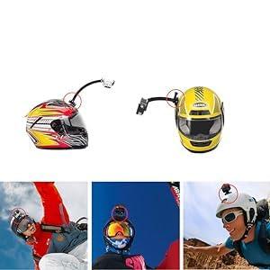 Aketek Aketek 4pcs Curved+4pcs Flat Adhesive Mounts Sticky for GoPro Hero Cameras