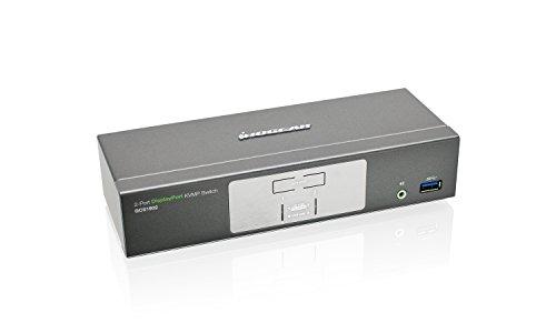 IOGEAR IOGEAR 2-Port 4K UHD DisplayPort KVMP Switch with USB 3.0 Hub (TAA Compliant)
