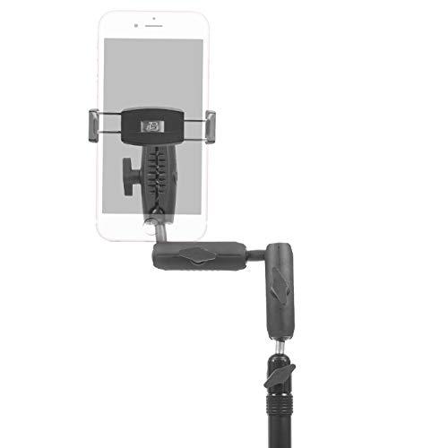 iBOLT iBOLT Stream-Cast Stand Adjustable Overhead Phone Mount for Live Streaming Tutorial Videos and Photos. Great for Crafters, Bakers, Artists- iPhone Xs, Samsung Galaxy S9, Note 9 Etc.