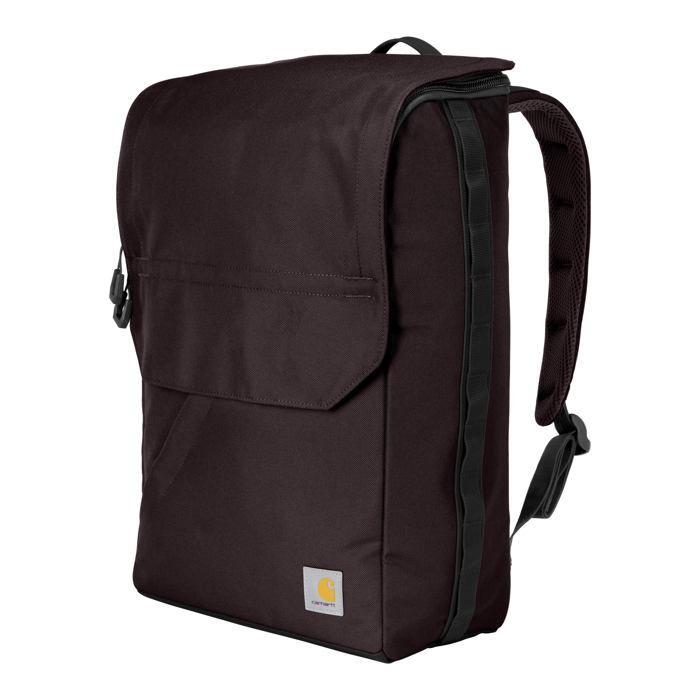 Carhartt Carhartt 21L Top-Load Backpack, Water Resistant Coated Canvas Base with Laptop Sleeve, Port, One Size