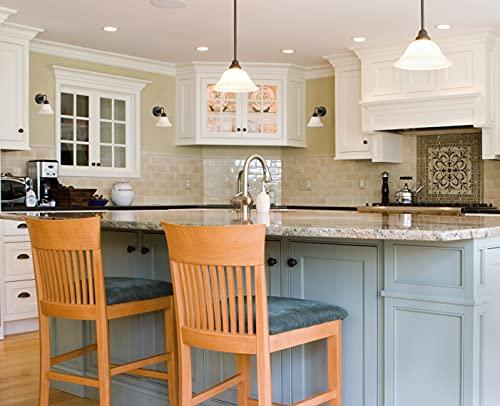 Design House Design House 514497 Millbridge Wall Traditional 1 Indoor Dimmable Light with Alabaster Glass for Bathroom Hallway Foyer, Oil Rubbed Bronze