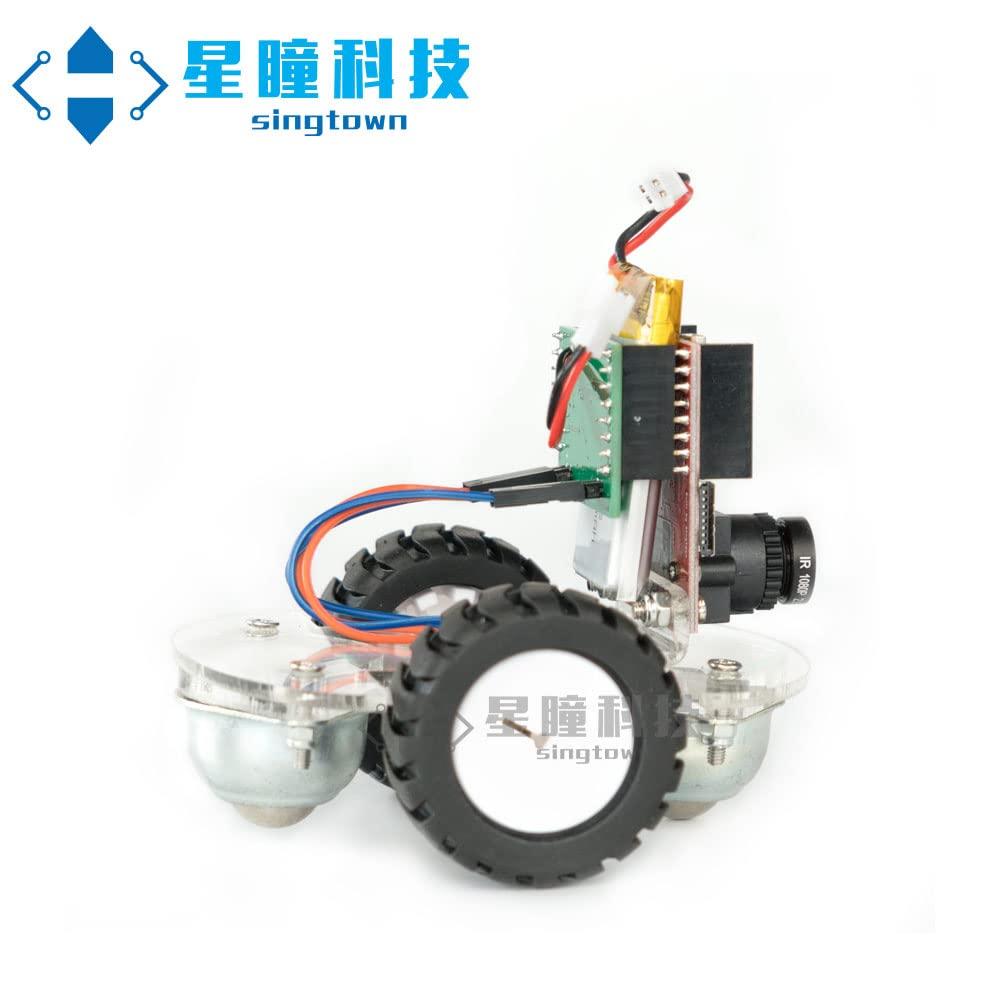 OpenMV OpenMV SingTown Smart Robotic AGV Car Kit Genuine, Auto Tracking Color Balls or Following Lines, Apply to Cam H7 Plus, Cam H7, Cam M7, Cam H7 R2