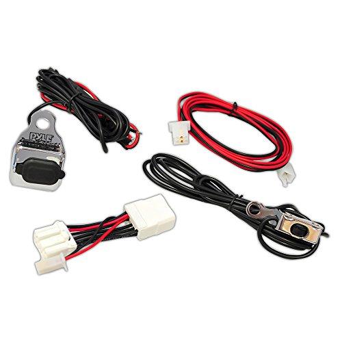 Pyle Pyle PLMCA61 600-Watt Motorcycle/ATV Amplifier with Dual Handle-Bar Mount Weatherproof Speakers, MP3/iPod Input, USB Charger - Set of 2