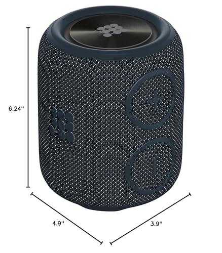 Cubitt Tracking Technologies Cubitt Power GO Waterproof Portable Speakers, Portable and Durable with Bluetooth, Quick Charge System, Up to 10 hrs Playing time, Stereo Experience with 2 Speakers, Built in Microphone
