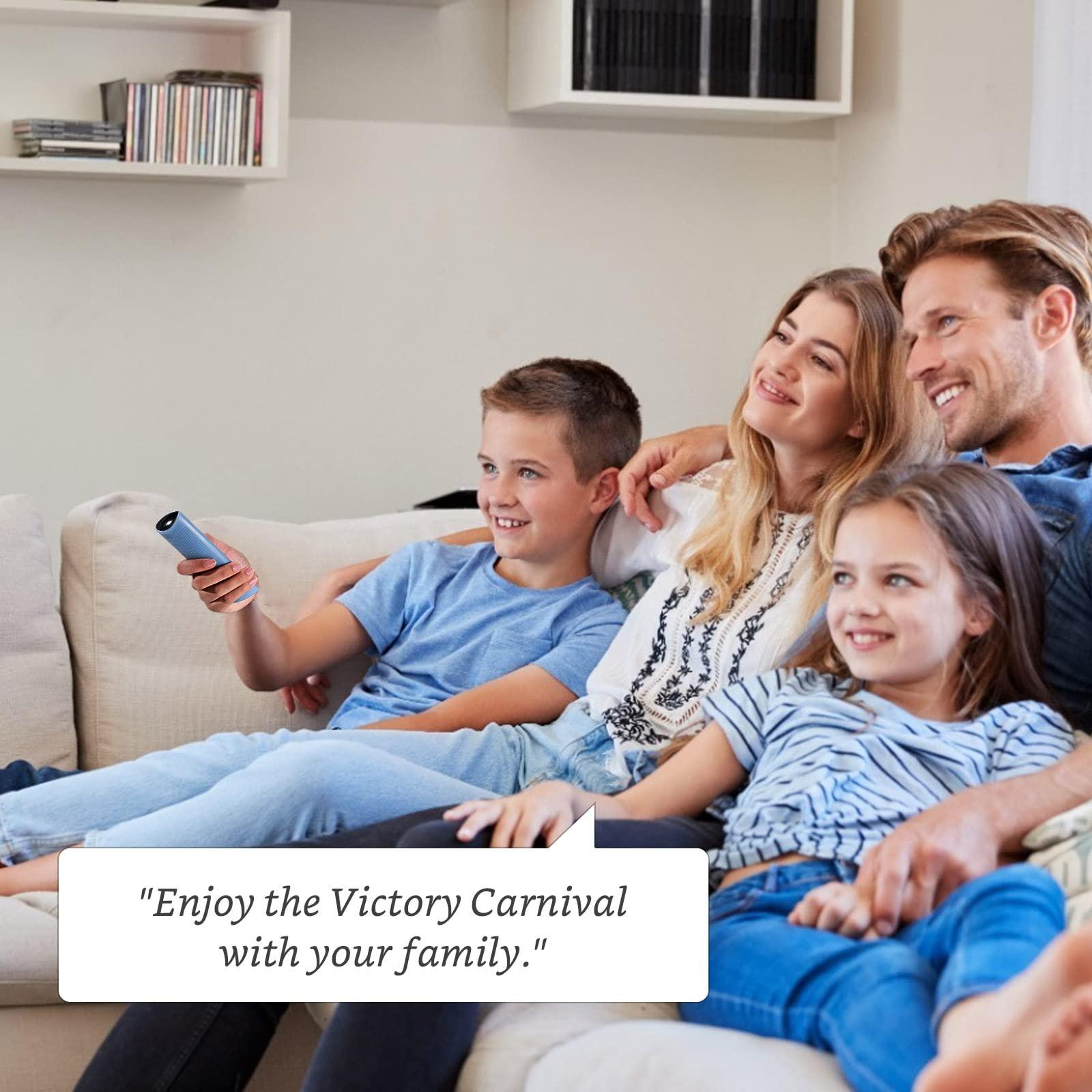 OneBom ONEBOM (3 Pack) TV Remote Cover Case, Silicone Remote Cover, Remote Control Cover(Glow Green+Glow Blue+Glow Pink)