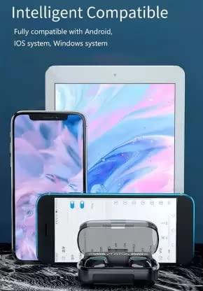 Generic Bhawani Collection TWS M10 BT 5.1 Wireless Bluetooth Headphones Earphones mic High Bass Earbuds Bluetooth Headset (Black, True Wireless)