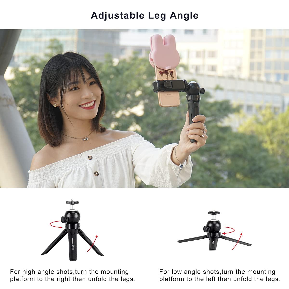 Sirui Sirui 3T05PH Mini Table Top Tripod with Phone Clamp and Bluetooth Remote